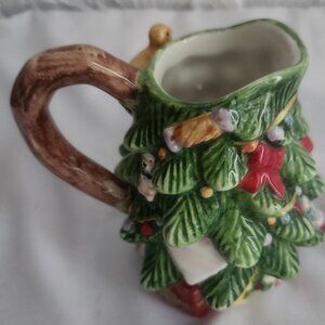 Spode Christmas Tree Hand Painted Creamer Prestige 5"